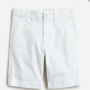 J. Crew Crewcuts Boys stretch Stanton chino shorts L9995 White 14